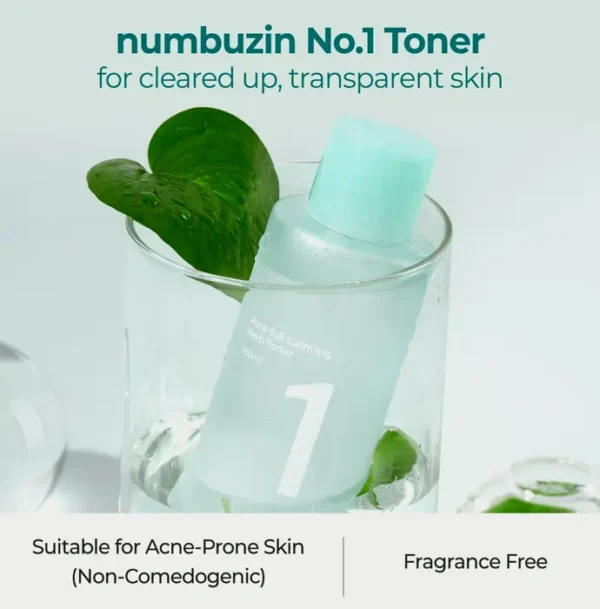 Numbuzin No.1 Pure-Full Soothing Herb Lotion 10 Fl Oz