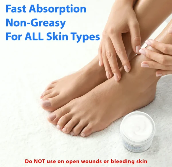 Ebanel Urea Cream 40% + Salicylic Acid 2%, Skin Cream for Cracked Feet