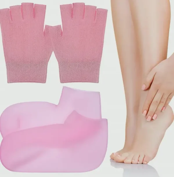 Gel Hydrating Booties Gloves for Cracked Feet